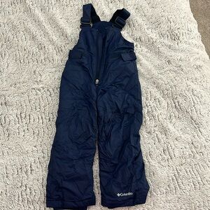 Columbia fleece lined winter bib 4T kids